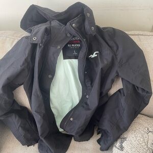 Hollister Charcoal Hooded Jacket